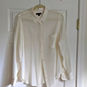 100% Silk Blouse from J Crew